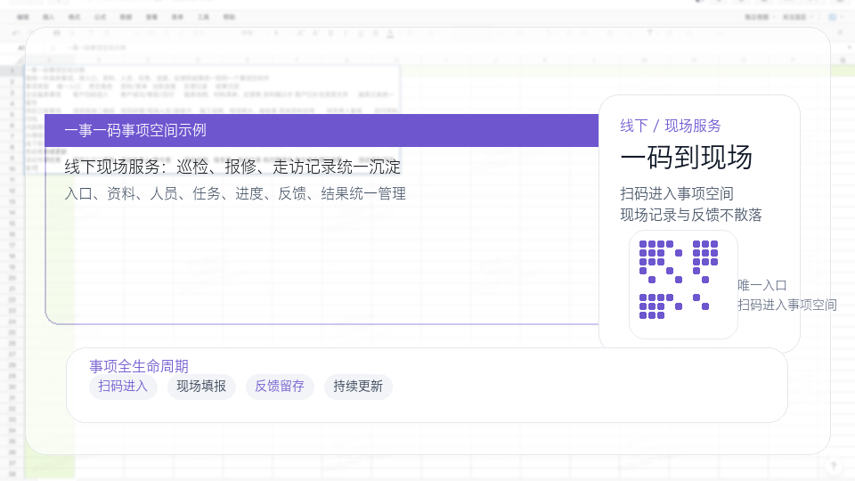 线下现场服务事项入口示意图